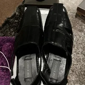 Black,shiny Lucio Ricci men casual sandal. Shoes | Blackshiny Lucio Ricci Men Casual Sandal | Poshmark main image 2